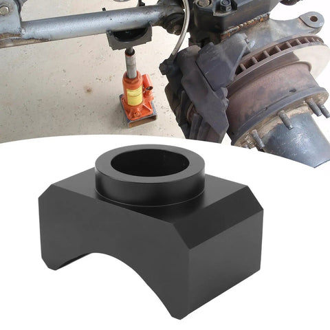 Axle Adapter Lifting Saddle For Bottle And Floor Jacks, Billet Aluminum 6061T6, cradles axle during lifting with bottle jack