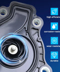 Close-up of Oem Water Pump For 2010 Through 2019 Toyota Prius C And Lexus Ct200h 1.8L Hybrid Cooling System, showing durable design.
