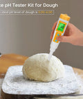 Food pH Meter For Sourdough And Bread Dough testing dough with Waterproof pH Tester and Rugged Needle Probe