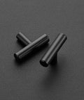 Matte Black Stainless Steel Cabinet Pulls Two Inch Length Half Inch Diameter One And One Quarter Inch Projection 30 Pack modern design