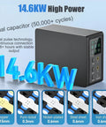 Capacitor Battery Spot Welder Pro With Auto And Foot Pedal Modes, Portable Farad Welding Tool, 14.6kW power display
