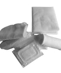 Student CPR And First Aid Training Kit Pack Of 10 With Two Nonwoven Triangular Bandages, Gauze Pads, Gloves, CPR Training Shield