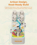 South Zoo Dope Voice Synth Pedal For Triple Voice Polyphonic Guitar Synthesis With Invert Pitch Follow, featuring Asian art design