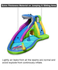 Shark Themed Inflatable Water Slide With Bounce House For Wet And Dry Play In The Backyard Epic Splash Time Playground Style View