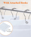 Cruise Essentials Hanging Shower Caddy With 7 Pockets And Quick Dry Mesh Portable Bathroom Organizer for RVs; displayed with hooks