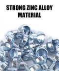 Legit Heavy Duty Zinc Alloy Shelf Pegs Replacement Pins For Classic Modular Bookshelves And Standard Shelving Units Rustproof Furniture Hardware That Grips Tight And Lasts Dang Long, close-up of zinc alloy pegs.