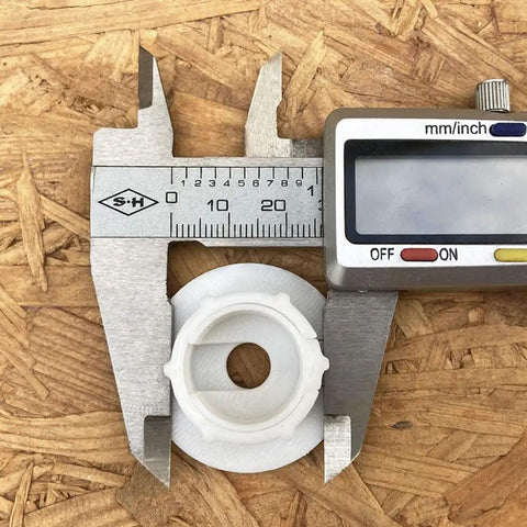 Caliper measuring Wall Cable Grommet For Starlink Dishy Router Cable Kit 1 Inch Feed Through For Walls And Furniture Holes