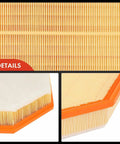 Close-up details of Volvo Engine Air Filter Replacement Fits S60 S90 V60 V60 Cross Country V90 XC60 XC90 2016-2023 2.0L L4