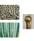 Close-up of textured finishes and designs on Heavy Duty Wall Mounted Coat Hooks For Door Entry Solid Iron Frame.