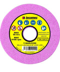 Top Shelf 3/16 Inch Grinding Wheel For Chainsaw Chain Sharpening 4 1/8 Inch Diameter 7/8 Inch Arbor Vitrified Bond Corundum Abrasive 60 Grit