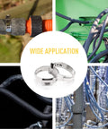 Hose clamp set: 150pcs, 304 stainless steel single-ear clamps with ear clamp pincers, 6-23.5mm