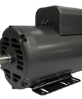 5HP Single Phase Electric Motor For Air Compressors 208 230V 3450 RPM Seven Eighths Inch Shaft 1.15 Service Factor Made In USA
