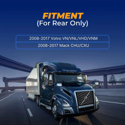 Heavy Duty Coolant Reservoir Tank Fits Volvo VNL VNM VHD 2008-2024 and Mack Pinnacle CXU CHU Anthem TD700 GU5 GU7 GU8 2008-2019 2010-2017 Replacement With Caps And Sensor Included compatibility guide