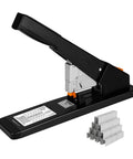 Heavy Duty Long Arm Stapler Handles Two Hundred Ten Sheets Like A Champ And Comes With One Thousand Staples Plus Rapid Jam Ejector For Zero Drama Office Paper Binding Tasks In Black
