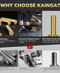 Comparison of brass and aluminum materials for leak-proof and durable fittings in air, water, fuel systems.