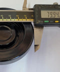 Digital caliper measuring 3.15 Inch Handwheel With 1/2 Inch Bore, Heavy Duty Revolving Crank Handle for mini lathe and drill press.