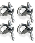 Beefy 30KN Stainless Steel Climbing Anchor Bolt For Safe Fixed Points And Rock Climbing Hangers, M12 Mounting, set of four
