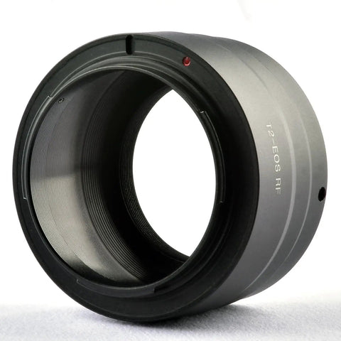 Close-up view of T Mount Lens Adapter T Ring M42x0.75mm For Canon RF Mount Old School Manual Focus and Exposure Conversion