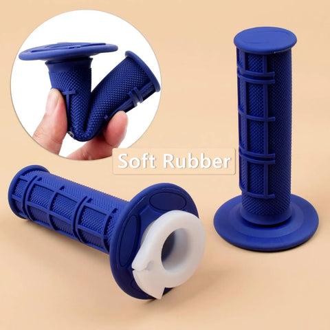Seven Eighths Inch Twist Throttle Grip And Cable Set For 50cc To 250cc Dirt Bikes Fits SSR Coolster Apollo CRF50 Pit Bike Mini Bike Pocket Bike In Blue