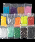 Colorful Zip Ties 1400 Pack 4 Inch Multicolor Plastic Wire Ties Assortment For Home Office Garden Garage And Workshop