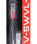 360 Degree Swivel Blade Craft Knife With Dope Ergonomic Comfort Grip in packaging with angled handle and extra blades