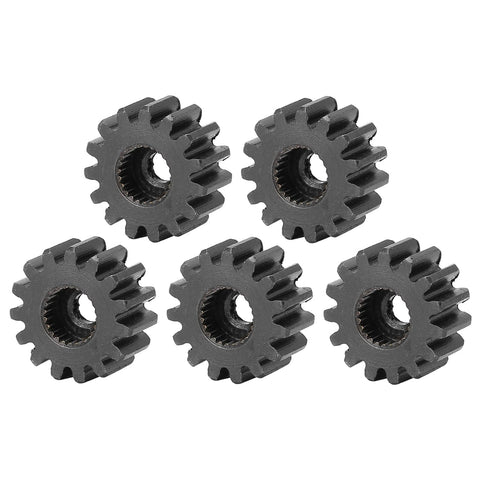 Beefy Set Of 5 Steel Servo Spur Gears With 24-Tooth Internal Spline Gear Module 0.8 For Precise Mesh, High-Strength Steel, Durable Industrial Replacement Gears For RC Cars, Robotics, And Automation