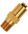Brass thermal relief valve with 1/4 in NPT threads, replacement for Simpson Cleaning 7101359.
