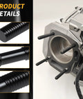 Heavy Duty Alloy Steel Cylinder Head Studs With Thickened Flange Nuts Kit Drop In Ready Swap For Predator 212 close up of studs on engine