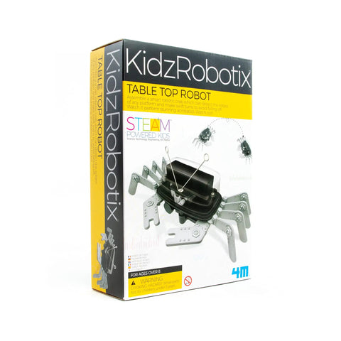 Tabletop Robot Kit For Kids And Teens, DIY Robotics STEM Toy That Builds An Awesome Mechanical Crab, Easy Assembly, Edge Detector Engineering Gift For Boys And Girls, Educational Hands On Fun, boxed kit