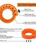 Shop Staple Drill Bit Sharpener Attachment For 4 And 5 Inch Angle Grinders with sturdy orange plastic design.