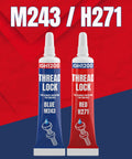 GH1200 M243 H271 thread lock bottles for medium strength thread locking