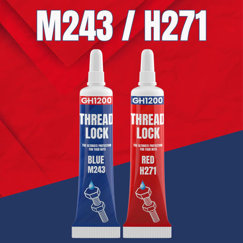 GH1200 M243 H271 thread lock bottles for medium strength thread locking