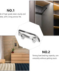 Full Extension Drawer Slides For Cabinets And Furniture, Glass Sliding Door Rollers, Steel Pulleys with smooth glide