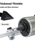 Close-up of thickened thimble component of Heavy Duty 2 Or 3 Jaw Hydraulic Gear Puller Kit featuring adjustable grippers.
