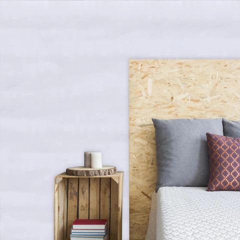 No Sweat Peel And Stick Waterproof Wallpaper Roll Removable Self Adhesive Pvc Wall Covering With Classic Grid Backsplash on bedroom wall.