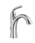 Single Control Bathroom Sink Faucet Featuring Pop Up Drain in Polished Chrome All Metal Construction With Speed Connect Drain