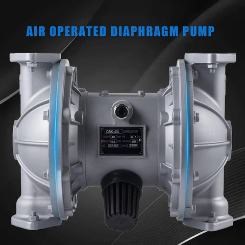 Tough As Nails Air Operated Double Diaphragm Pump Featuring One Point Five Inch Ports And Polypropylene Construction.
