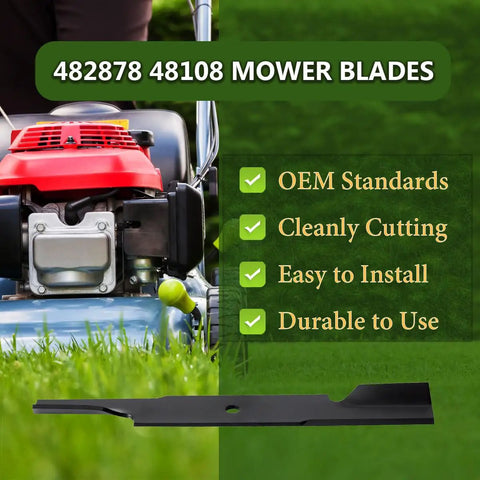 Beefed Up High Lift Mower Blades Set 3 Pack For Scag Tiger Cub Wildcat Turf Tiger And John Deere Walk Behind Mowers
