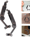 Iron Lid Support Hinges For Chest Lids And Wood Boxes Built To Last Heavy Duty Spring Loaded Curved Arm Design 2 Pack