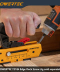 Badass Grip T15 Torx Driver Bit Two Pack Four Inch Extended Reach Decking Bits used with POWERTEC Edge Deck Screw Jig for precision drilling.
