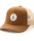Vintage Brown Trucker Hat For Women With Distressed Look And Anti Sweat Band, Summer Golf Style Cap For Sun, Stay Dry And Chill