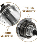 Close-up of Rear Hub Replacement Assembly With Bearings for Bike Coaster Brake 36 Holes Steel MTB showcasing durability.