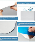 Multi-view of Stainless Steel Sink Splash Guard Wall Mount With Screws 17 By 12 Inch showing rustproof steel and corner design