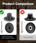 2-inch HOMO FABER flap discs with 1/4-inch mandrel holder; 36/60/80/120 grit set for die grinder