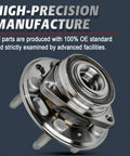 Front And Rear Wheel Bearing Hub Assembly 5 Lug Direct Fit Replacement For 2010 2017 Buick Lacrosse Regal Cadillac XTS Malibu Impala With Encoder ABS 3 Bolt Triangular Flange 513288