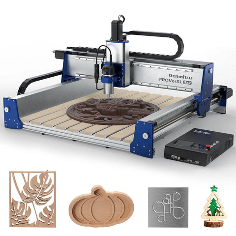 Massive 2x2 Ft CNC Router With 710W Spindle Closed Loop Steppers WiFi Enabled And App Controlled for carving wood and metal