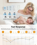 Smart Indoor Hygrometer Digital Thermometer With Quick 3 Second Refresh Humidity Meter With Comfort Indicator in use at home