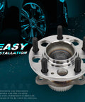 Beefed Up Rear Wheel Hub And Bearing Assembly 512492 With ABS For Hyundai Veloster 2012 2017 Elantra 2011 2016 Elantra Coupe