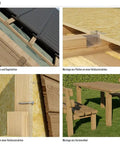 Application examples of Torx Wood Screws Set 4.0 X 40 Mm, 400-Piece Wax Coated Fasteners with Torx Drive on wood projects