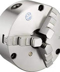 Front Mount Lathe Chuck 5 Inch 3 Jaw Includes External And Internal Jaws Wrench For Rotary Tables And Dividing Heads Easy Mount On Fixtures
